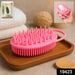 2-in-1 Silicone Soft Bristle Bath Brush by Your Brand