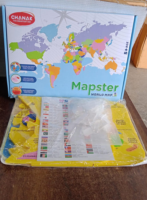 Aditi Mapster World Map EVA Foam Puzzle Set by Your Brand