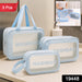 3-IN-1 Waterproof Transparent Travel Toiletry Bag Set by Your Brand