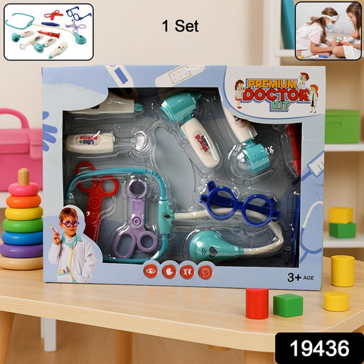 Aditi Premium Doctor Kit Medical Role Play Toy Set for Kids (10 Pc) by Your Brand