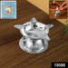 Traditional Stainless Steel Lotus Deepak
