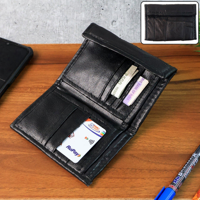 Premium Genuine Bi-Fold Wallet (1 Pc) by Your Brand