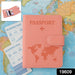 Premium World Map Design Travel Passport Holder & Wallet (15x11cm / 1 Pc) by Your Brand