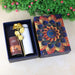 Effete Coffee Almonds Gift Hamper, Golden Rose With Bottle (3 Pc Set), Mix Color by Your Brand