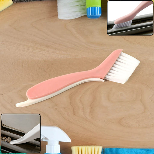 Multi-Functional 2-in-1 Groove Cleaning Brush with Crevice Scraper by Your Brand