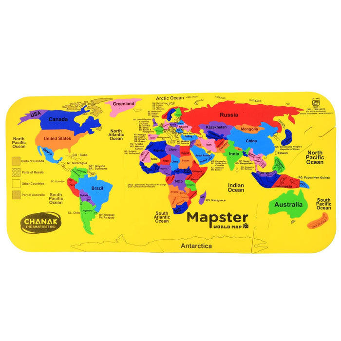 Aditi Mapster World Map EVA Foam Puzzle Set by Your Brand