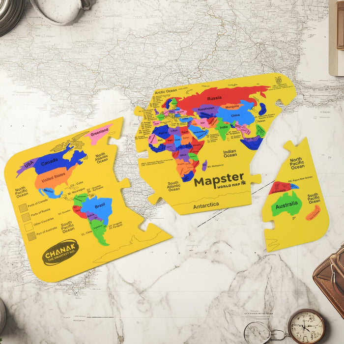 Aditi Mapster World Map EVA Foam Puzzle Set by Your Brand