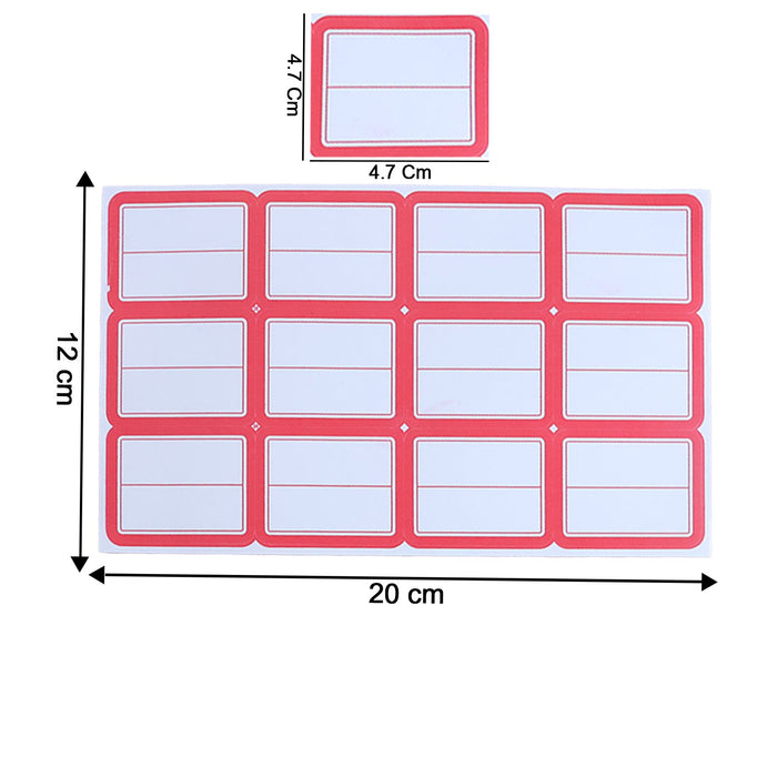 Writable Label Stickers – 50 Sheets by Your Brand