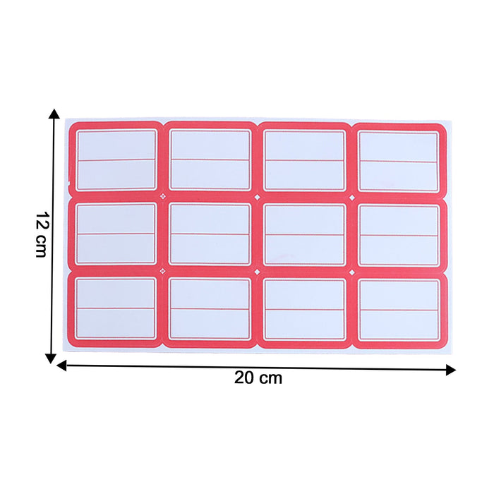 10 Sheets Self-Adhesive Label Stickers by Your Brand