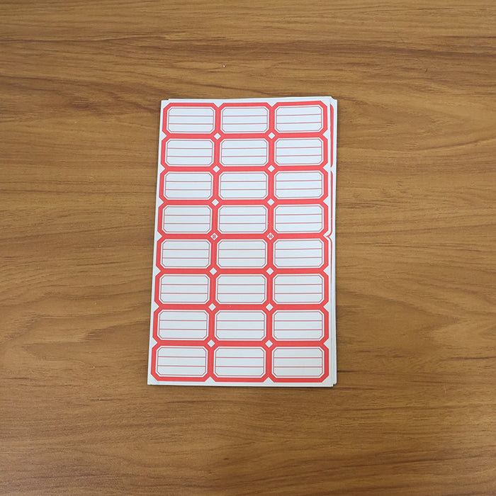 10 Sheets Self-Adhesive Label Stickers by Your Brand