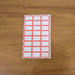 10 Sheets Self-Adhesive Label Stickers by Your Brand