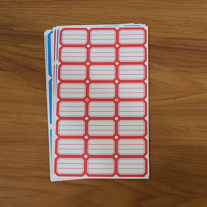 Multipurpose Writable Label Stickers (5 Sheets Set) by Your Brand