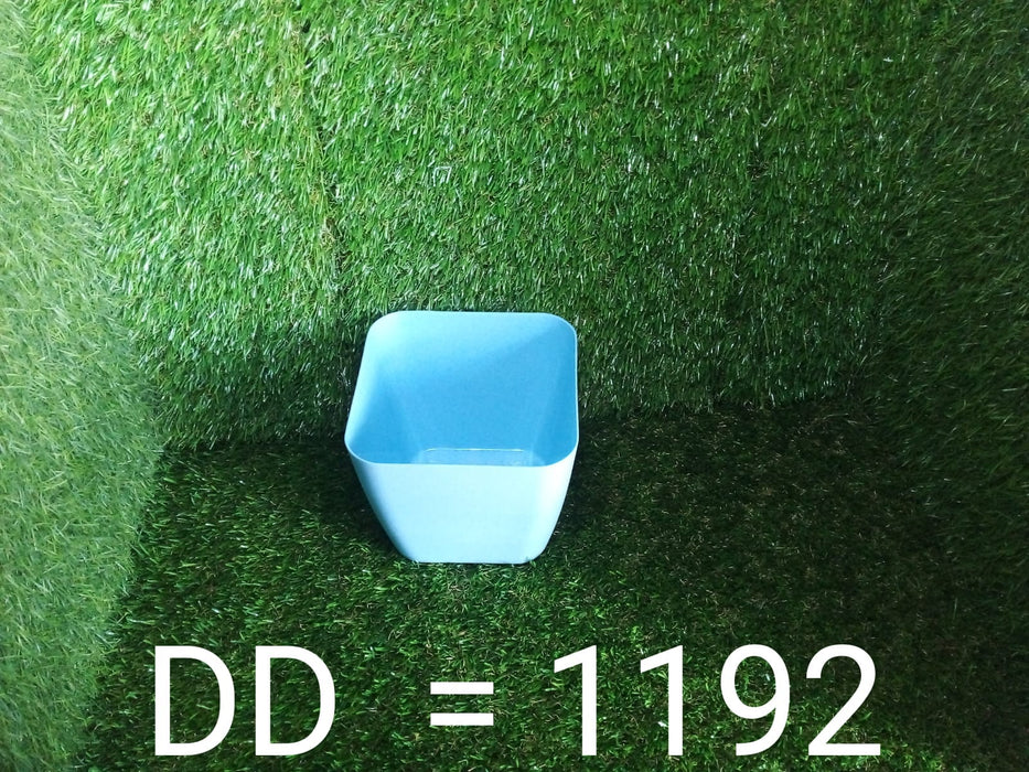 Flower Pots Square Shape For Indoor / Outdoor Gardening by Your Brand