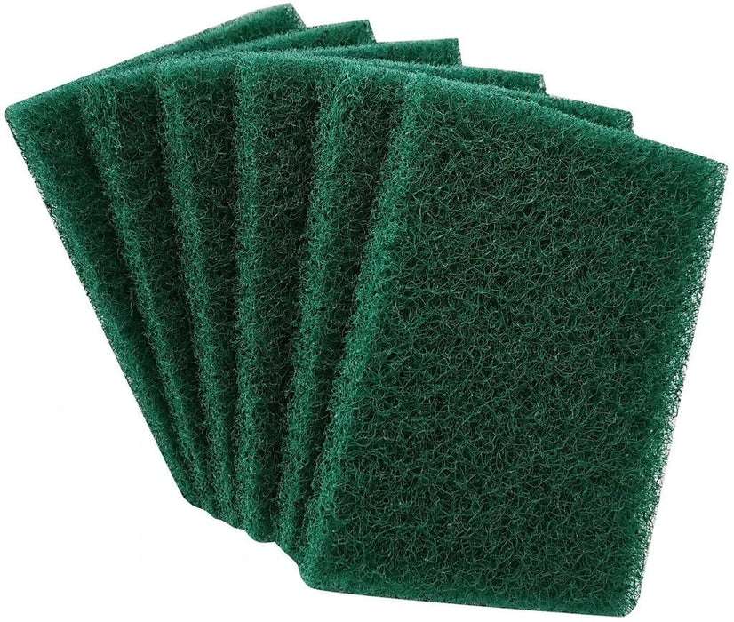 Scrub Sponge Cleaning Pads Aqua Green (Pack Of 6) by Your Brand