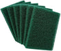 Scrub Sponge Cleaning Pads Aqua Green (Pack Of 6) by Your Brand