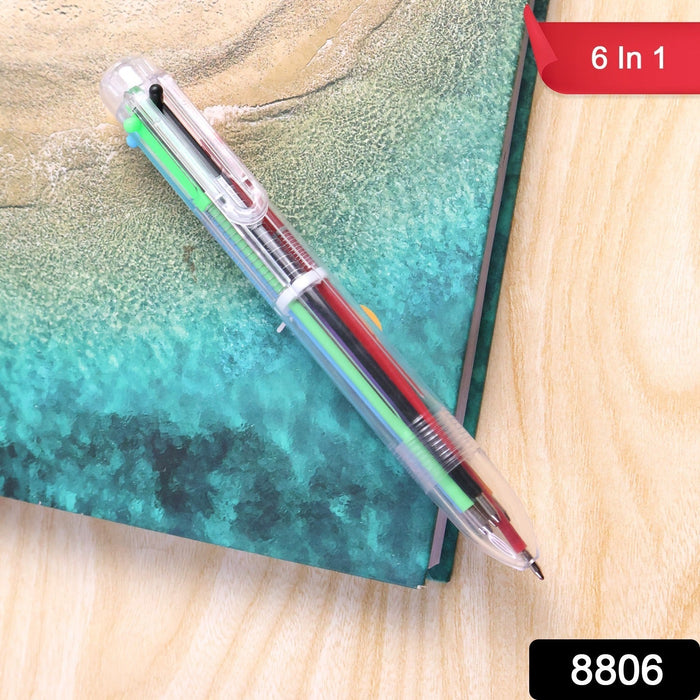 6-in-1 Multicolor Ball Point Pen by Your Brand