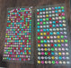 Multi-size self-adhesive crystals for creative and art projects