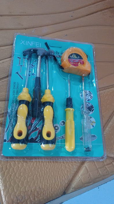 6 in 1 Hand Tool Kit Repair Home Screwdrivers Tool Kit with Tools Including Daily by Your Brand