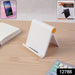 Plastic Foldable Desktop Mobile Stand (1 Pc / White) by Your Brand