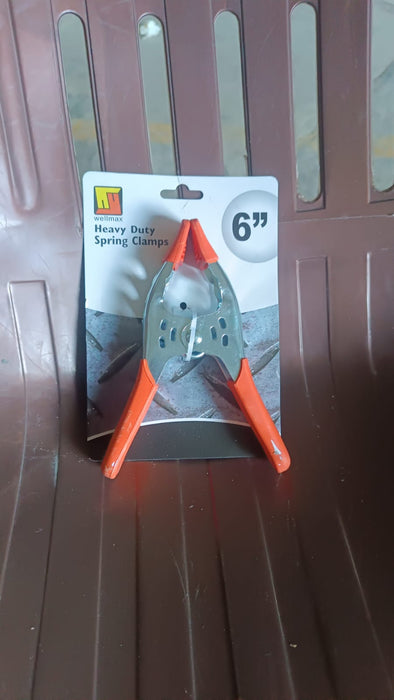 6 Inch Spring Clamps, Heavy Duty Spring Metal Spring Clamps (1 Pc) by Your Brand