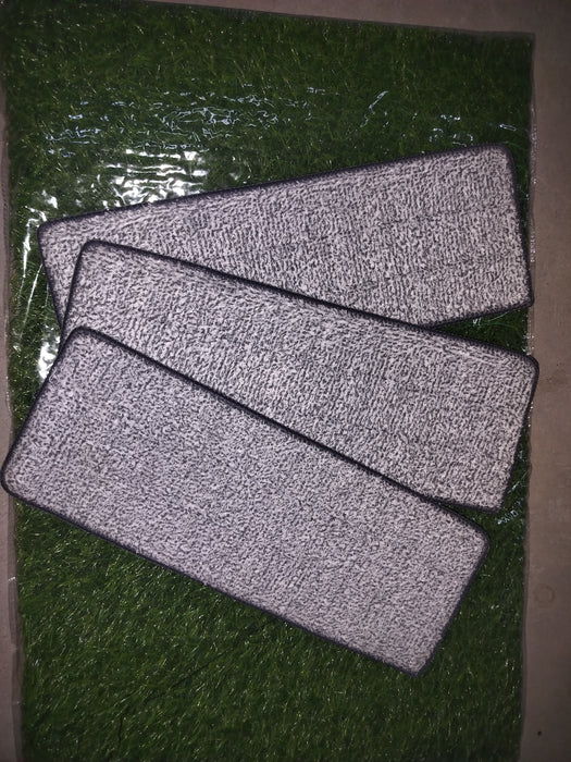 Microfiber Flat Mop Refill Pad For Dry and Wet Cleaning of All Smooth (3 Pc Set)