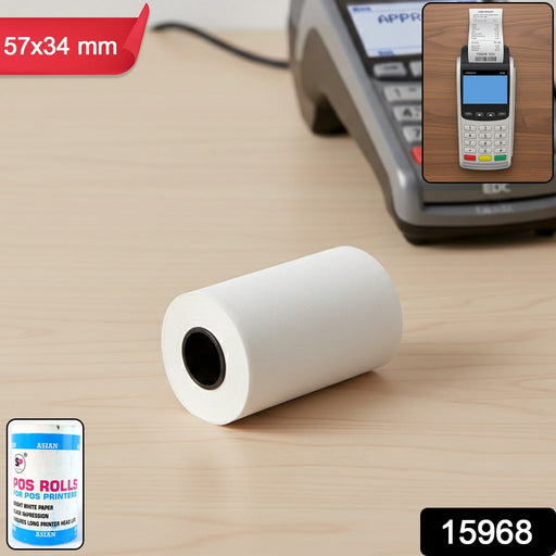 Thermal Label Roll for Barcode Printing (57 x 34 Cm) by Your Brand