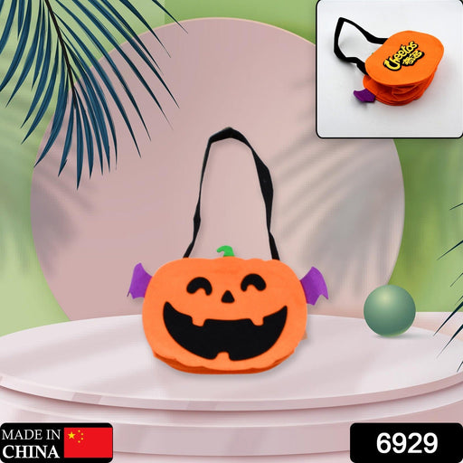 Halloween Pumpkin Bags Non- Woven Candy Bags for Halloween Party Favors by Your Brand