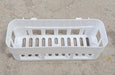 Plastic shower corner caddy with wall suction cup