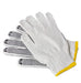 Unisex Knitted / Sewing Cotton Plain Hand Gloves Raw White by Your Brand