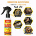 18058 Rust Remover Spray for Car & Bike (Pack of 2)| Multi-Purpose Rust Cleaner Spray for Metal Surfaces | Instant Rust-Off & Protect Formula - Protectants Motorcycle Spray Cans