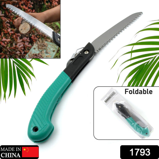 Folding Handsaw – Pruning Saw for Tree Trimming, Gardening & Wood Cutting by Your Brand