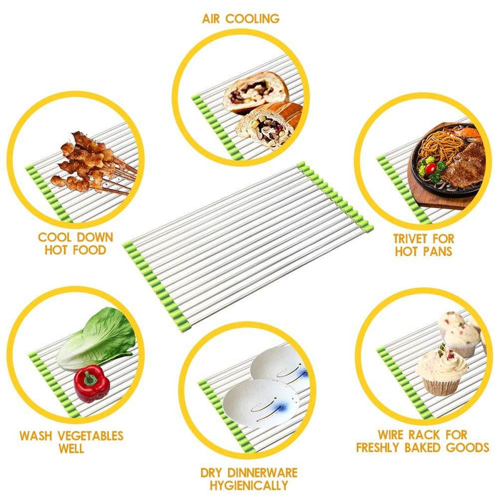 Sink drying rack