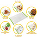 Portable roll-up dish drying rack, foldable for kitchen use
