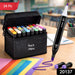 24 Pc Dual Tip Sketch Marker Pen Set With Storage Pouch by Your Brand