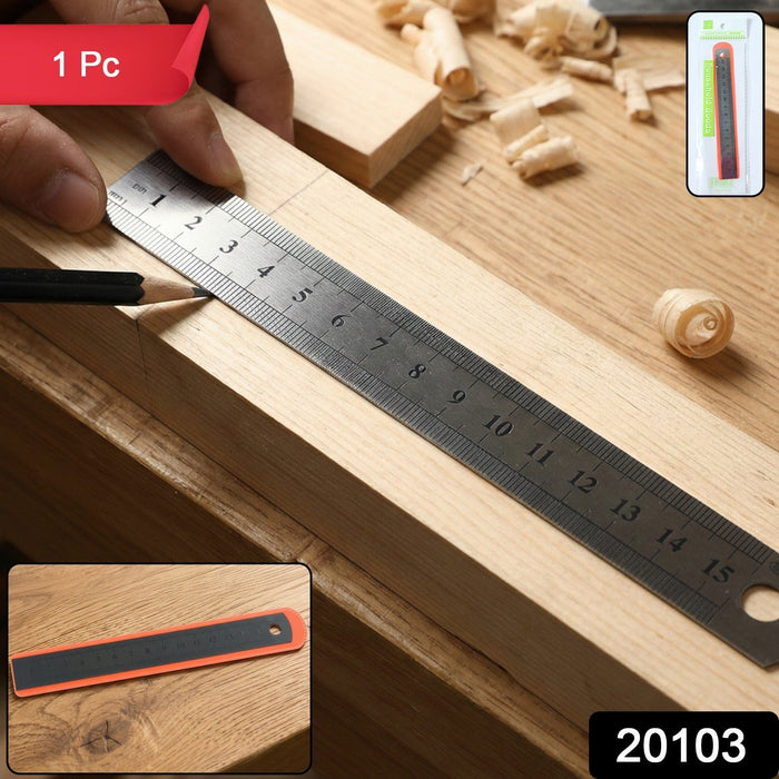 Precision Measuring Ruler Scale (15 cm ,1 Pc) by Your Brand