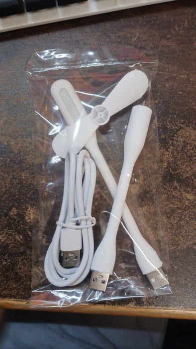 Portable Mini USB Fan, USB Light & Micro USB Cable (3 Pcs Set) by Your Brand