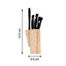 Professional kitchen knives set