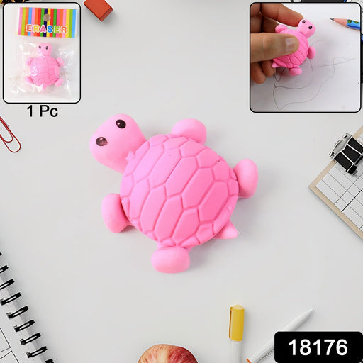 Cute Turtle Shaped Eraser for Kids (1 Pc) by Your Brand