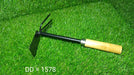 2 in 1 Double Hoe Gardening Tool with Wooden Handle by Your Brand