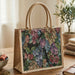 Multipurpose Floral Print Carry Hand Bag 1 Pc 29x33 Cm by Your Brand