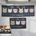 printed anti slip floor mat set 2 pc 115x40 and 58x40 cm