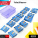 Toilet cleaning bubbles, effective decontamination, 12-pack.