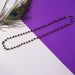Traditional Black Beads Mangalsutra Style Necklace for Women (1 pc) by Your Brand