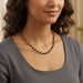 Traditional Black Beads Mangalsutra Style Necklace for Women (1 pc) by Your Brand
