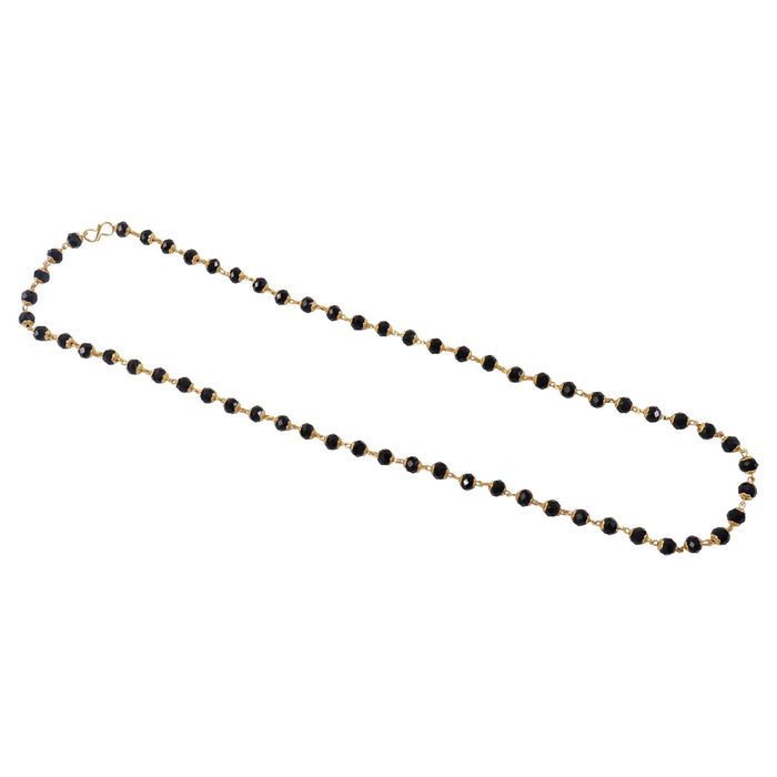 Traditional Black Beads Mangalsutra Style Necklace for Women (1 pc) by Your Brand