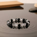Elegant Dual-Tone Crystal Beaded Stretch Bracelet (1 Pc) by Your Brand