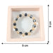 Elegant Dual-Tone Crystal Beaded Stretch Bracelet (1 Pc) by Your Brand