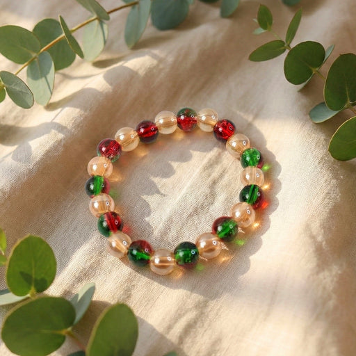Multicolor Glossy Bead Stretch Bracelet (1 Pc) by Your Brand