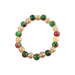 Multicolor Glossy Bead Stretch Bracelet (1 Pc) by Your Brand