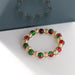 Multicolor Glossy Bead Stretch Bracelet (1 Pc) by Your Brand